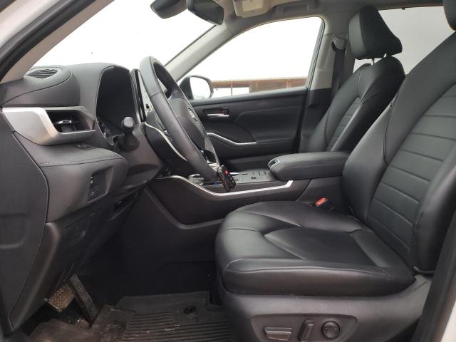 5TDGZRAH3MS514473 - 2021 TOYOTA HIGHLANDER XLE თეთრი ფოტო 7
