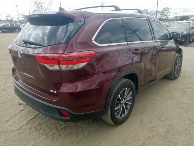 5TDKZRFH3HS232536 - 2017 TOYOTA HIGHLANDER SE  photo 4