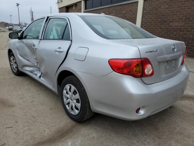 1NXBU40E69Z078722 - 2009 TOYOTA COROLLA BASE SILVER photo 2