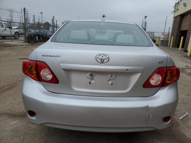 1NXBU40E69Z078722 - 2009 TOYOTA COROLLA BASE SILVER photo 6