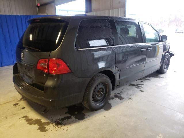 2C4RVAAG3CR293865 - 2012 VOLKSWAGEN ROUTAN S GRAY photo 3