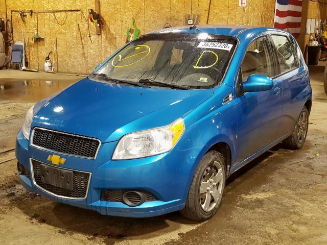 KL1TD66E99B355524 - 2009 CHEVROLET AVEO LS  ფოტო 2