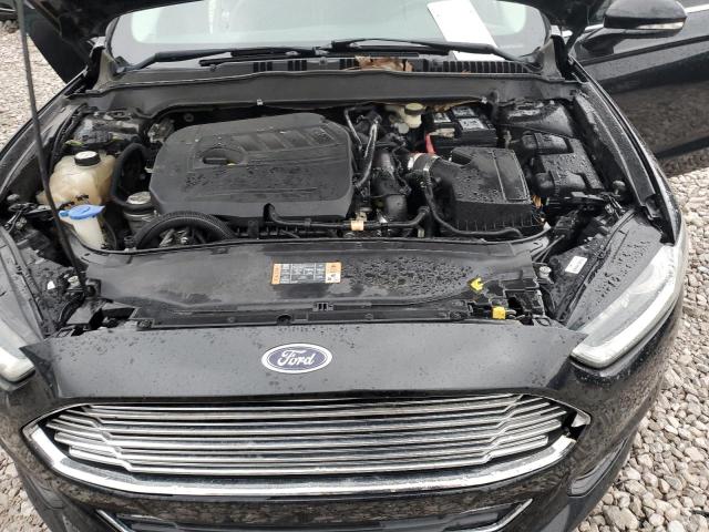 1FA6P0HD2E5386501 - 2014 FORD FUSION SE BLACK photo 11