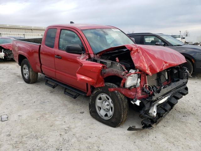 3TYRX5GNXMT009944 - 2021 TOYOTA TACOMA ACCESS CAB წითელი ფოტო 4
