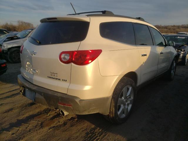 1GNKRLED0BJ162078 - 2011 CHEVROLET TRAVERSE LTZ WHITE photo 3