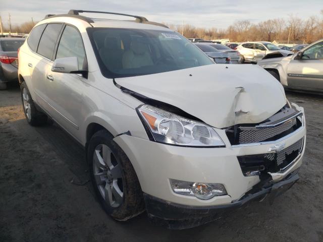 1GNKRLED0BJ162078 - 2011 CHEVROLET TRAVERSE LTZ WHITE photo 4