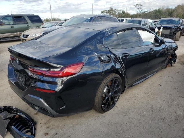 WBAGV8C04MCG51257 - 2021 BMW M850XI BLACK photo 3