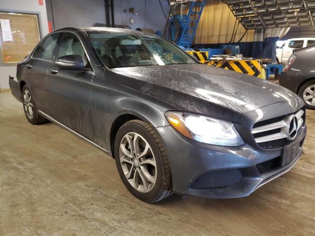 55SWF4KB0GU099265 - 2016 MERCEDES-BENZ C 300 4MATIC GRAY photo 4