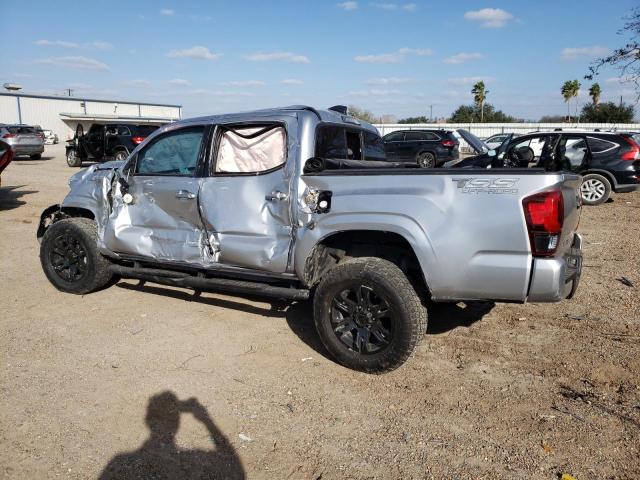 3TYAX5GN5NT038105 - 2022 TOYOTA TACOMA DOUBLE CAB SILVER photo 2