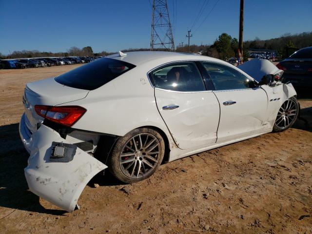 ZAM57YSL8J1290907 - 2018 MASERATI GHIBLI S WHITE photo 3