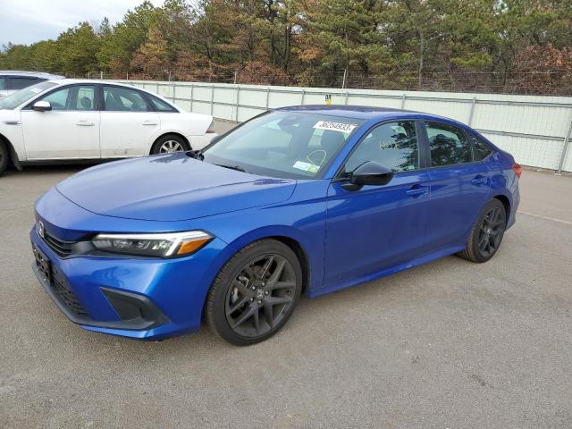 2HGFE2F59NH569752 - 2022 HONDA CIVIC SPORT 蓝色 照片 1