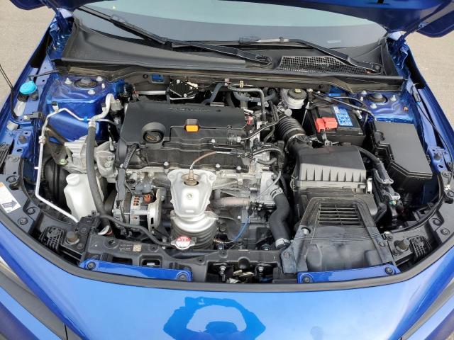 2HGFE2F59NH569752 - 2022 HONDA CIVIC SPORT BLUE photo 11