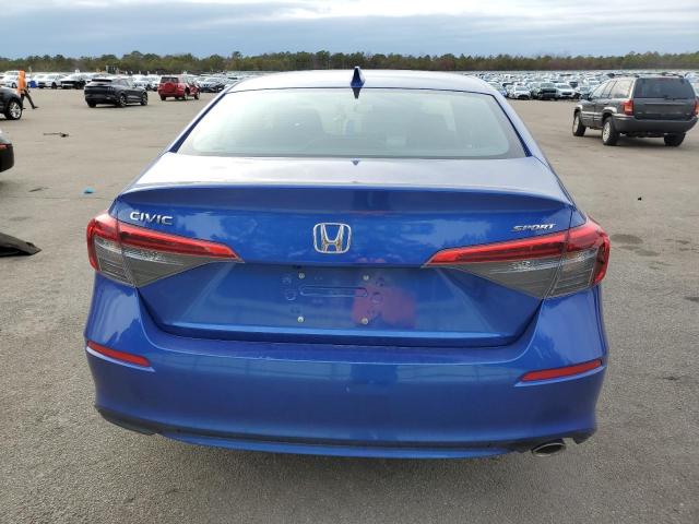 2HGFE2F59NH569752 - 2022 HONDA CIVIC SPORT 蓝色 照片 6