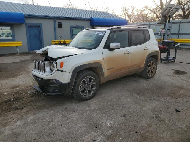 ZACCJBDB4JPH42141 - 2018 JEEP RENEGADE LIMITED WHITE photo 1