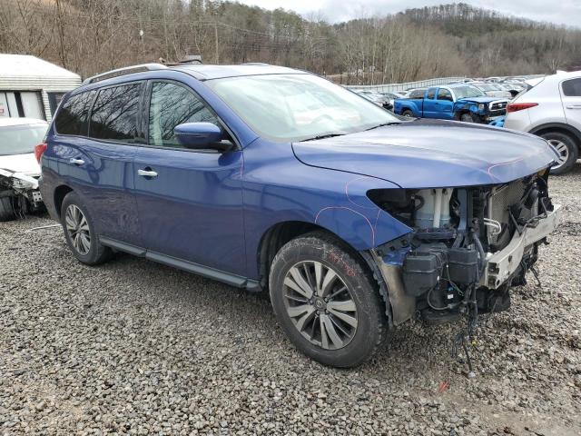 5N1DR2MM5JC629944 - 2018 NISSAN PATHFINDER S BLUE photo 4