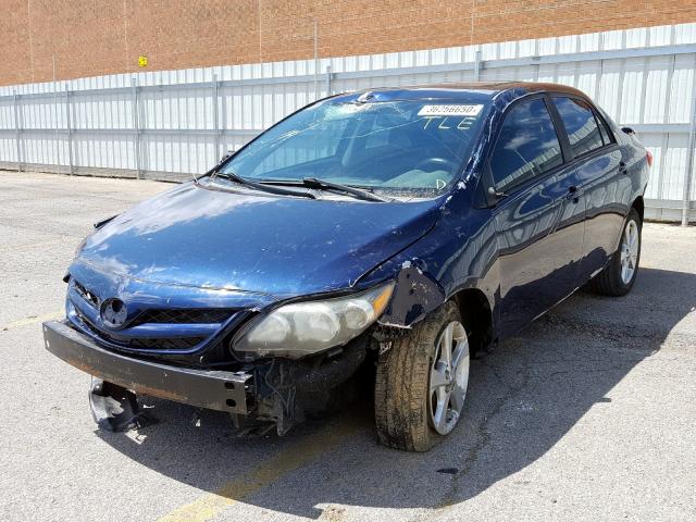 2T1BU4EE0BC614418 - 2011 TOYOTA COROLLA BASE  photo 2