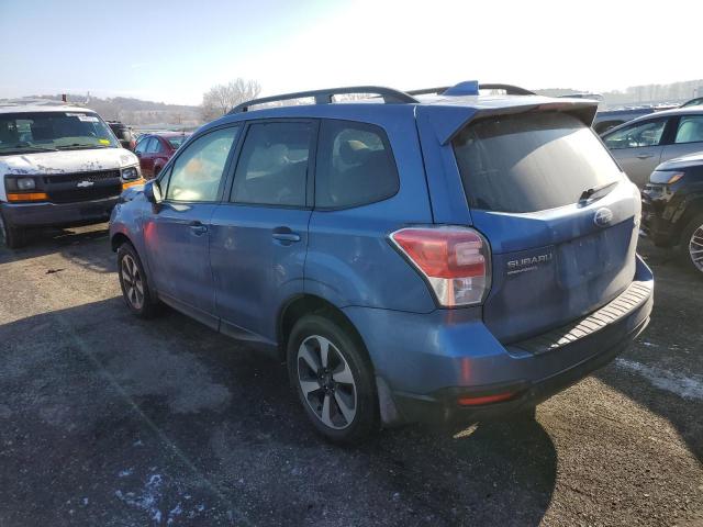 JF2SJAEC6HH530003 - 2017 SUBARU FORESTER 2.5I PREMIUM BLUE photo 2