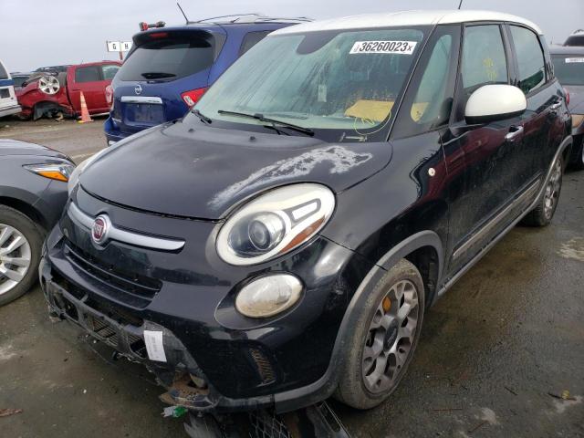 ZFBCFADH6EZ008045 - 2014 FIAT 500L TREKKING BLACK photo 1