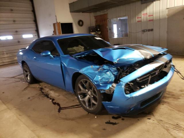 2C3CDZBT6FH910578 - 2015 DODGE CHALLENGER SXT PLUS BLUE photo 4