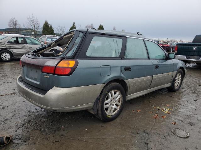 4S3BH665117620937 - 2001 SUBARU LEGACY OUTBACK TWO TONE photo 3