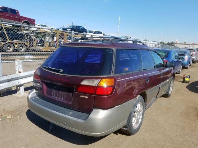 4S3BH6754Y6608666 - 2000 SUBARU LEGACY OUTBACK AWP  照片 4