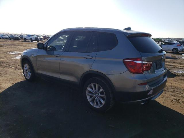 5UXWX9C59E0D11551 - 2014 BMW X3 XDRIVE28I GRAY photo 2