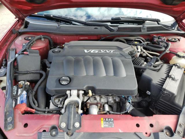 2G1WB5E39E1119691 - 2014 CHEVROLET IMPALA LT1 LT RED photo 11