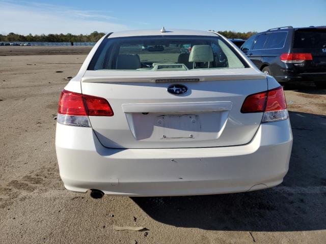 4S3BMBP63D3040094 - 2013 SUBARU LEGACY 2.5I LIMITED WHITE photo 6