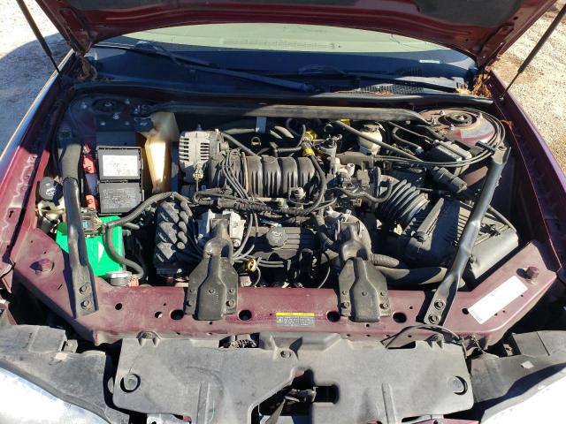 2G1WX12KX39248947 - 2003 CHEVROLET MONTE CARL SS BURGUNDY photo 11