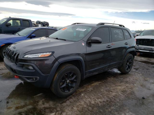 1C4PJMBS3FW599659 - 2015 JEEP CHEROKEE TRAILHAWK 灰色 照片 1