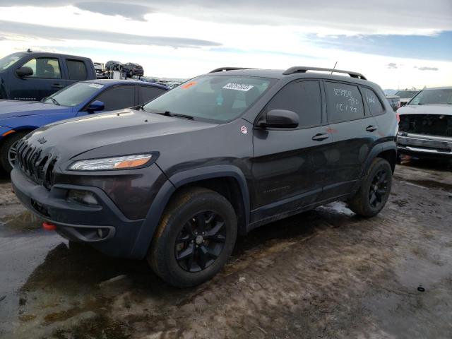 1C4PJMBS3FW599659 - 2015 JEEP CHEROKEE TRAILHAWK GRAY photo 1