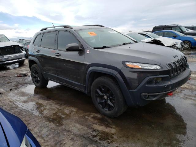 1C4PJMBS3FW599659 - 2015 JEEP CHEROKEE TRAILHAWK 灰色 照片 4