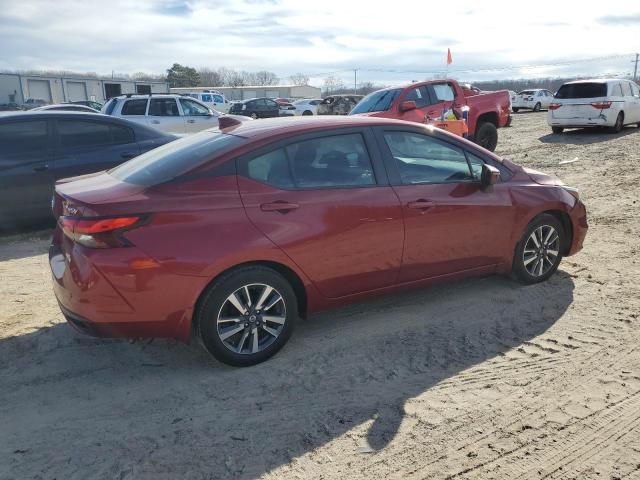 3N1CN8EV4ML926057 - 2022 NISSAN VERSA SV RED photo 3