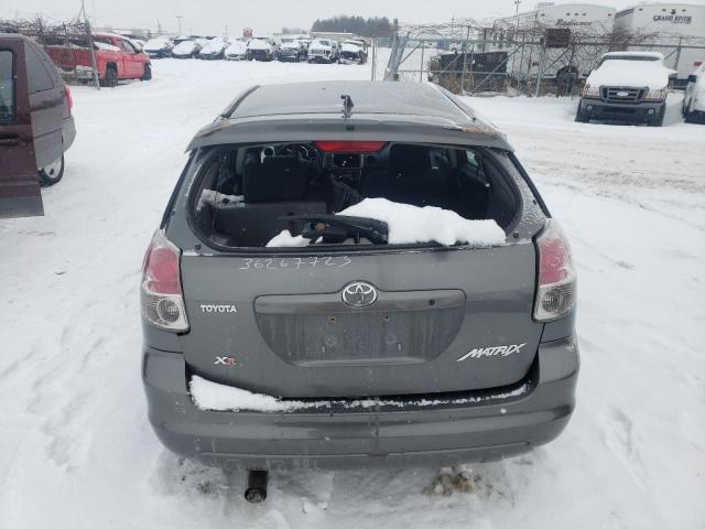 2T1KR32E07C664243 - 2007 TOYOTA COROLLA MA XR GRAY photo 6