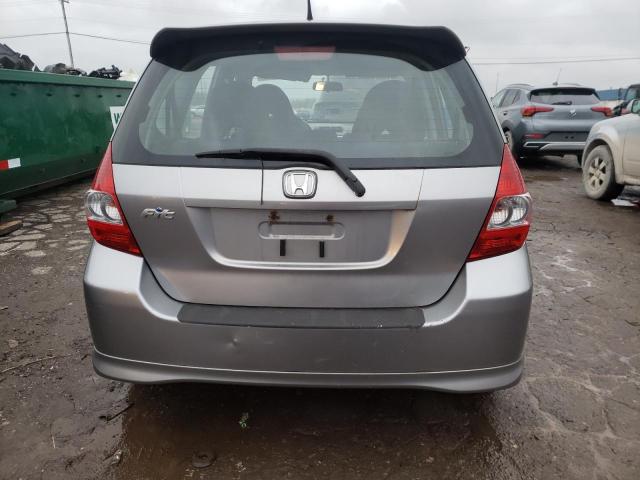 JHMGD37648S055466 - 2008 HONDA FIT SPORT GRAY photo 6