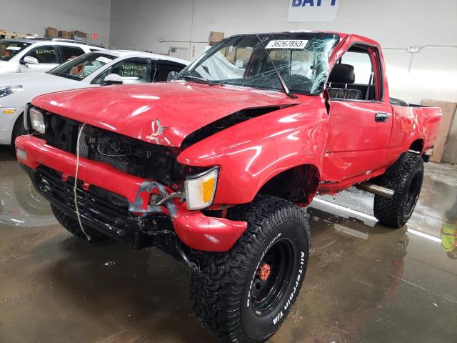 JT4RN01P6K4003243 - 1989 TOYOTA PICKUP 1/2 TON SHORT WHEELBASE DLX RED photo 1