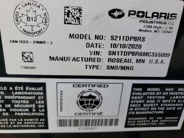 SN1TDP8R6MC355009 - 2021 POLA 850 Оранжевый фото 10