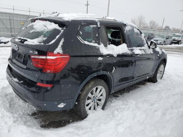 5UXWZ7C36H0X40127 - 2017 BMW X3 SDRIVE28I BLACK photo 3