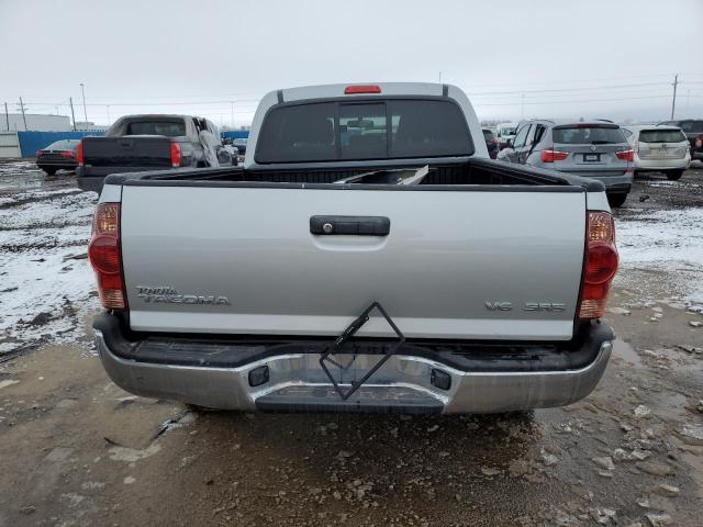 5TEMU52N27Z455261 - 2007 TOYOTA TACOMA DOUBLE CAB LONG BED SILVER photo 6