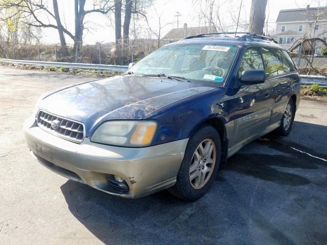 4S3BH675X47640087 - 2004 SUBARU LEGACY OUTBACK AWP  photo 2