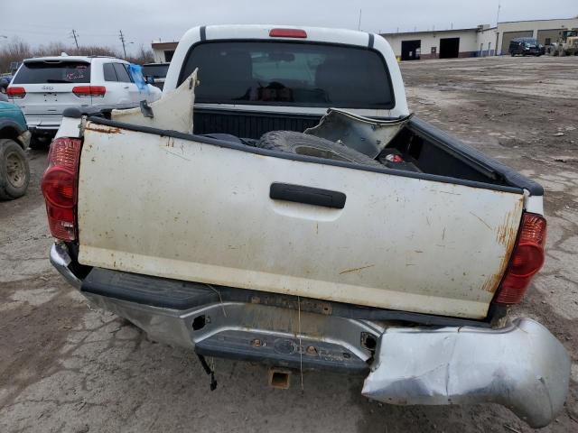 5TELU42N87Z435697 - 2007 TOYOTA TACOMA DOUBLE CAB WHITE photo 6