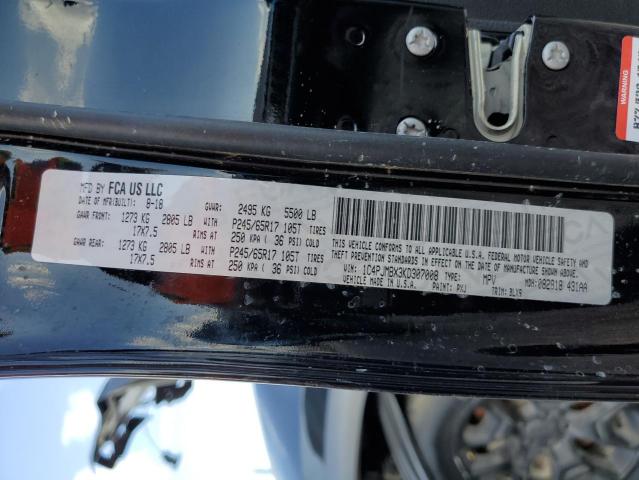 1C4PJMBX3KD307008 - 2019 JEEP CHEROKEE TRAILHAWK 黑色 照片 13