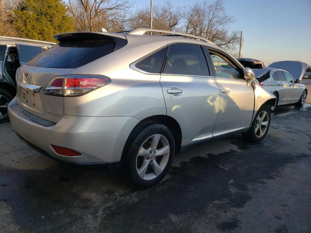 2T2BK1BAXDC181694 - 2013 LEXUS RX 350 BASE SILVER photo 3