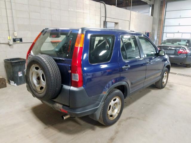 JHLRD77453C021610 - 2003 HONDA CR-V LX  photo 4