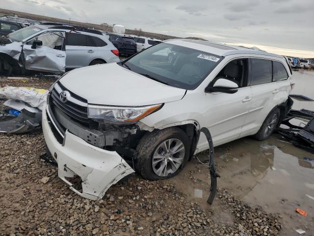 5TDJKRFH2FS121165 - 2015 TOYOTA HIGHLANDER XLE 白色 照片 1