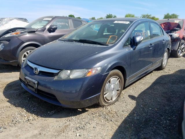 JHMFA36257S002017 - 2007 HONDA CIVIC HYBRID  photo 2