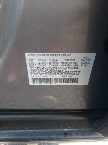 5J8YD3H55LL004770 - 2020 ACURA MDX TECHNOLOGY SILVER photo 13
