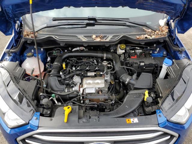 MAJ3S2GE7LC386686 - 2020 FORD ECOSPORT SE BLUE photo 11