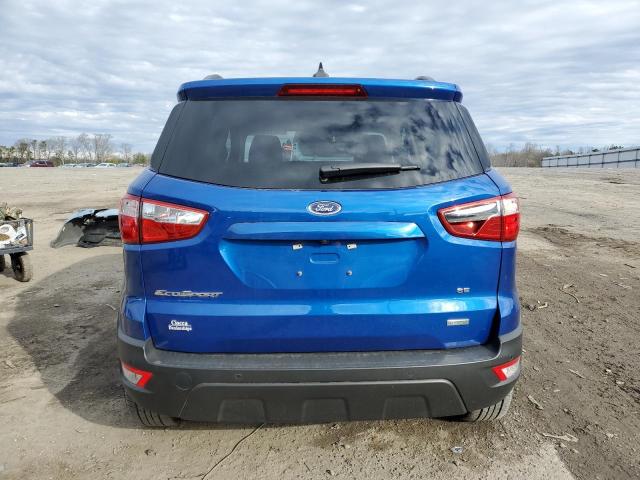 MAJ3S2GE7LC386686 - 2020 FORD ECOSPORT SE BLUE photo 6