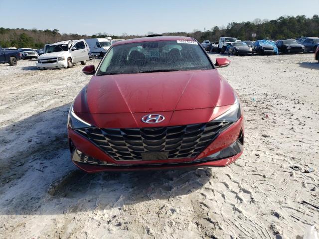 KMHLP4AGXNU355846 - 2022 HYUNDAI ELANTRA LIMITED RED photo 5